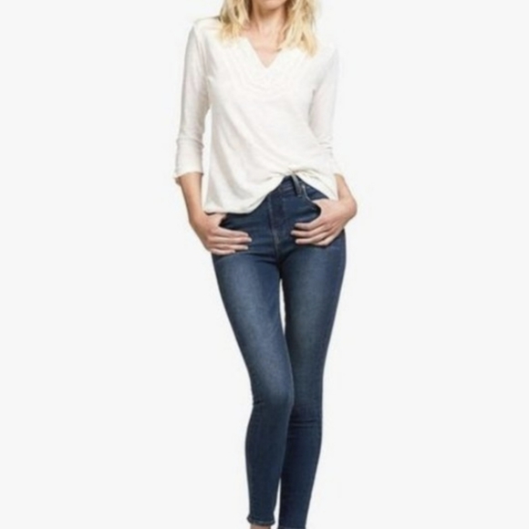 Lucky Brand Women's Olivia Skinny Jeans in Dark Wash (Size 6/28, 29" ins… - Picture 1 of 9